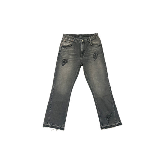 GIFTED Black Flared Denims