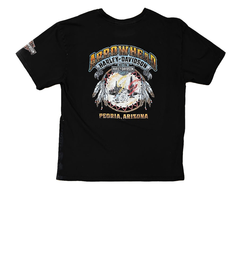 Harley-Davidson Genuine Quality Motorcycles Rhinestone Tee 1of1