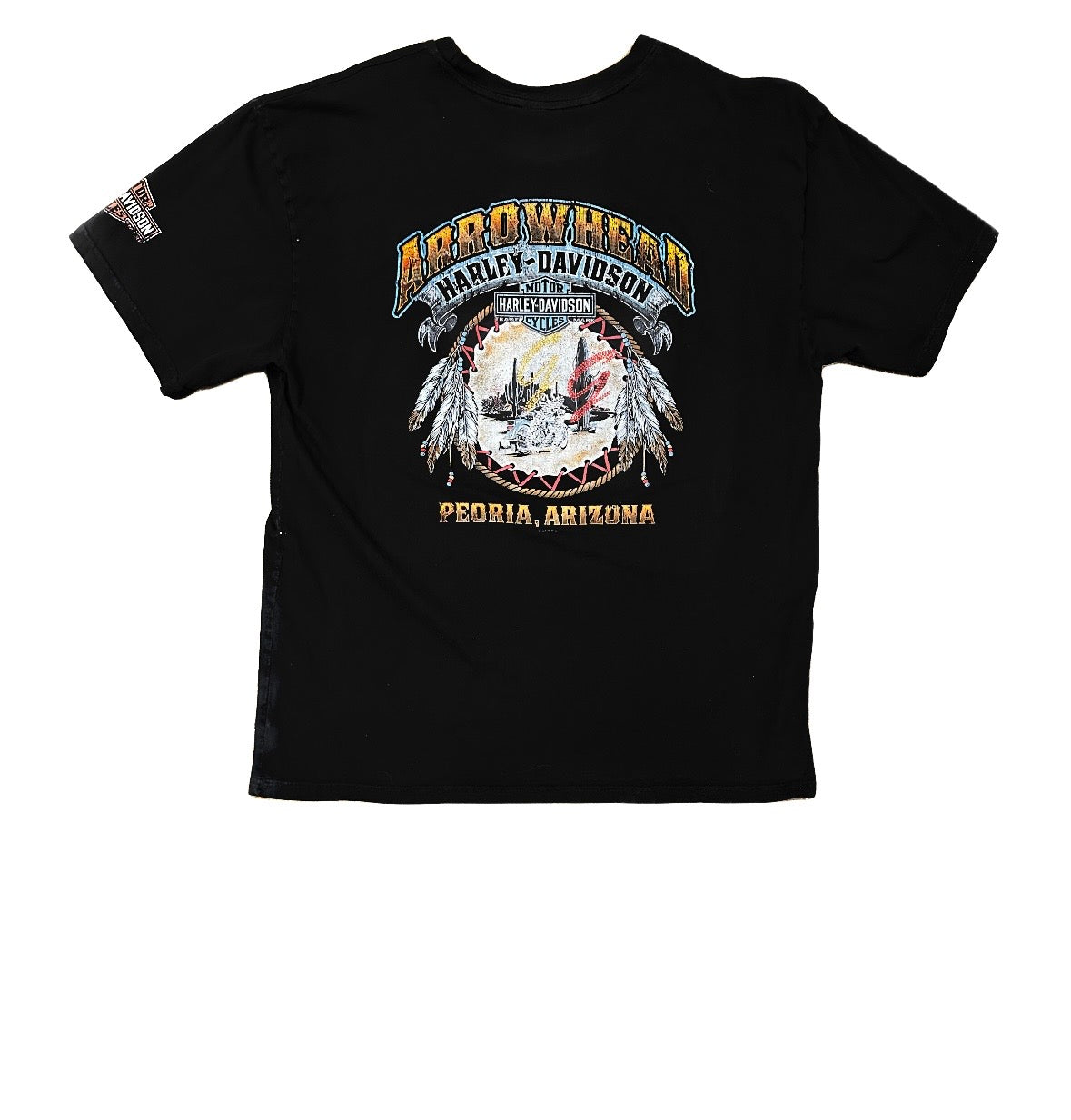 Harley-Davidson Genuine Quality Motorcycles Rhinestone Tee 1of1