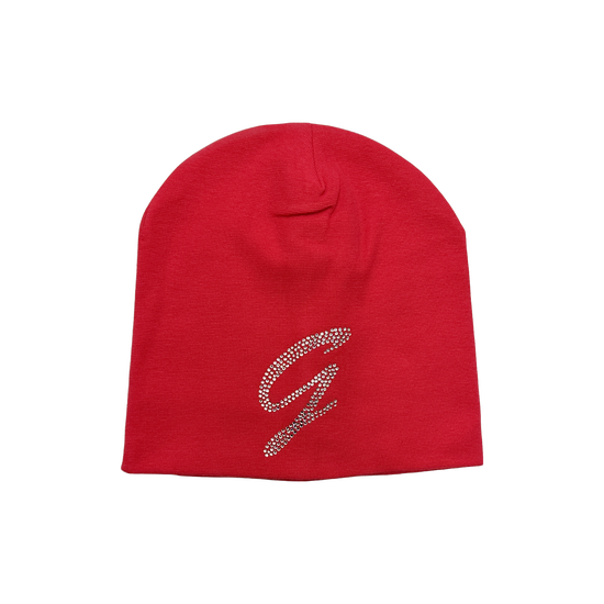 Red GIFTED Rhinestone Skully